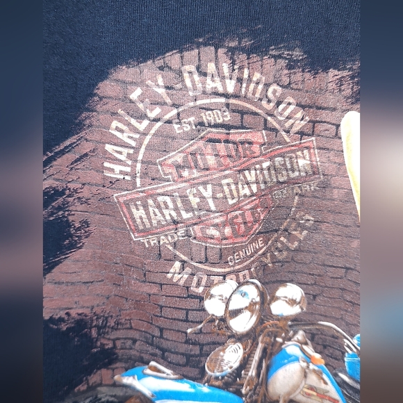 Harley Davidson Scottsdale AZ Men's 2XL Blue Crew neck Tshirt - Picture 5 of 16